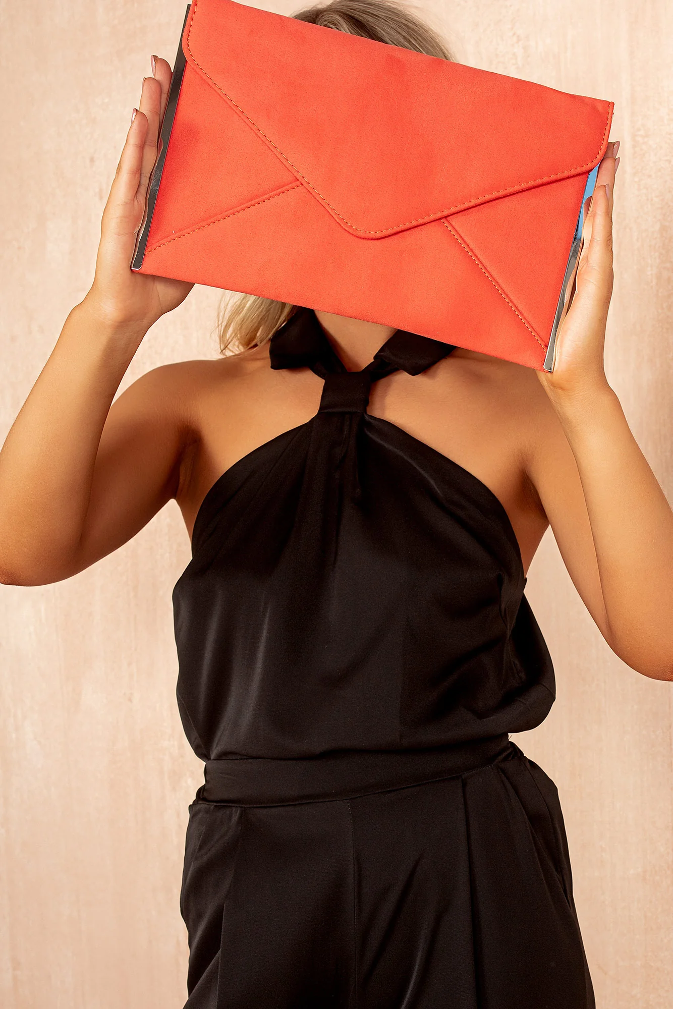 Diana Coral Suedette Detachable Chain Bag - Weharma