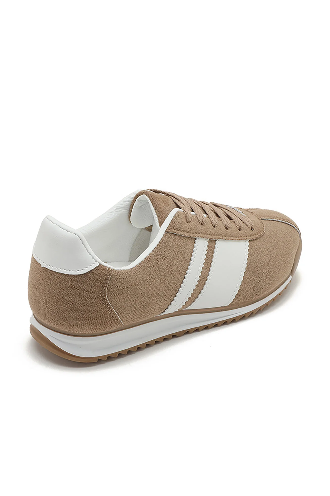 Orianna Camel Suedette Trainers - Weharma