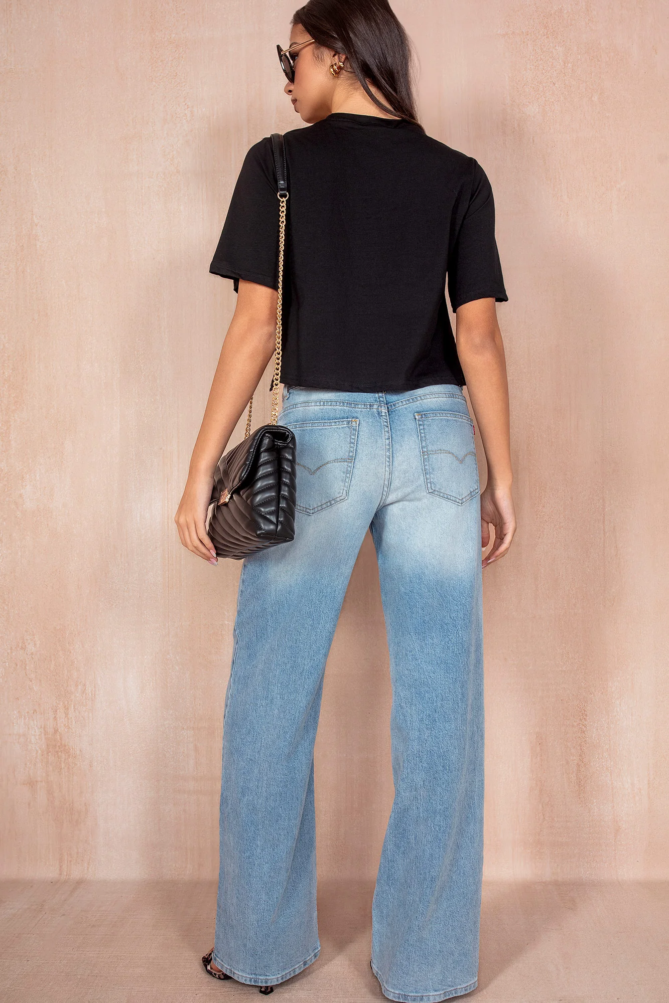 Jazmin Light Blue Wide Leg Jeans - Weharma