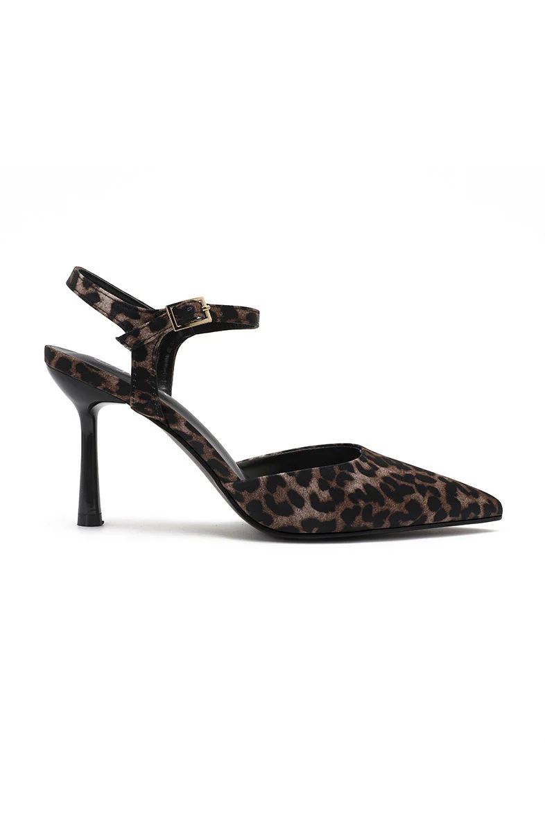 Genesis Leopard Print Court Heels - Weharma