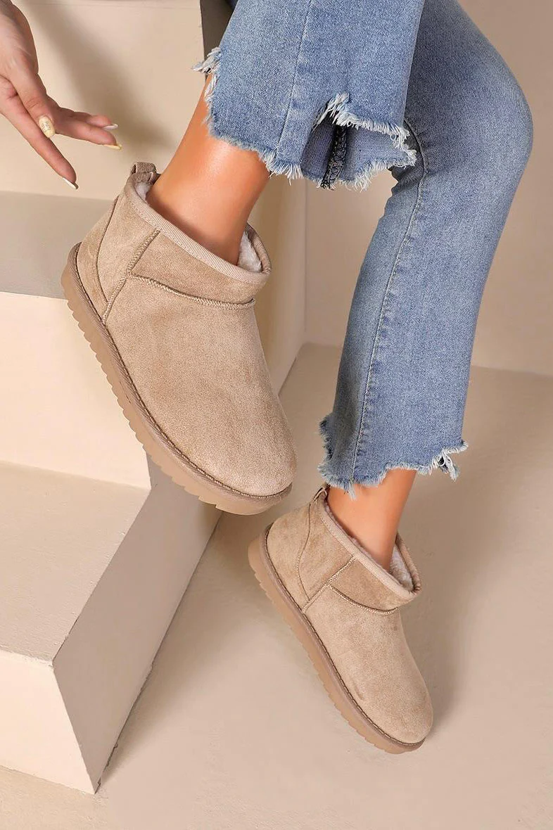 Addison Stone Suedette Mules - Weharma